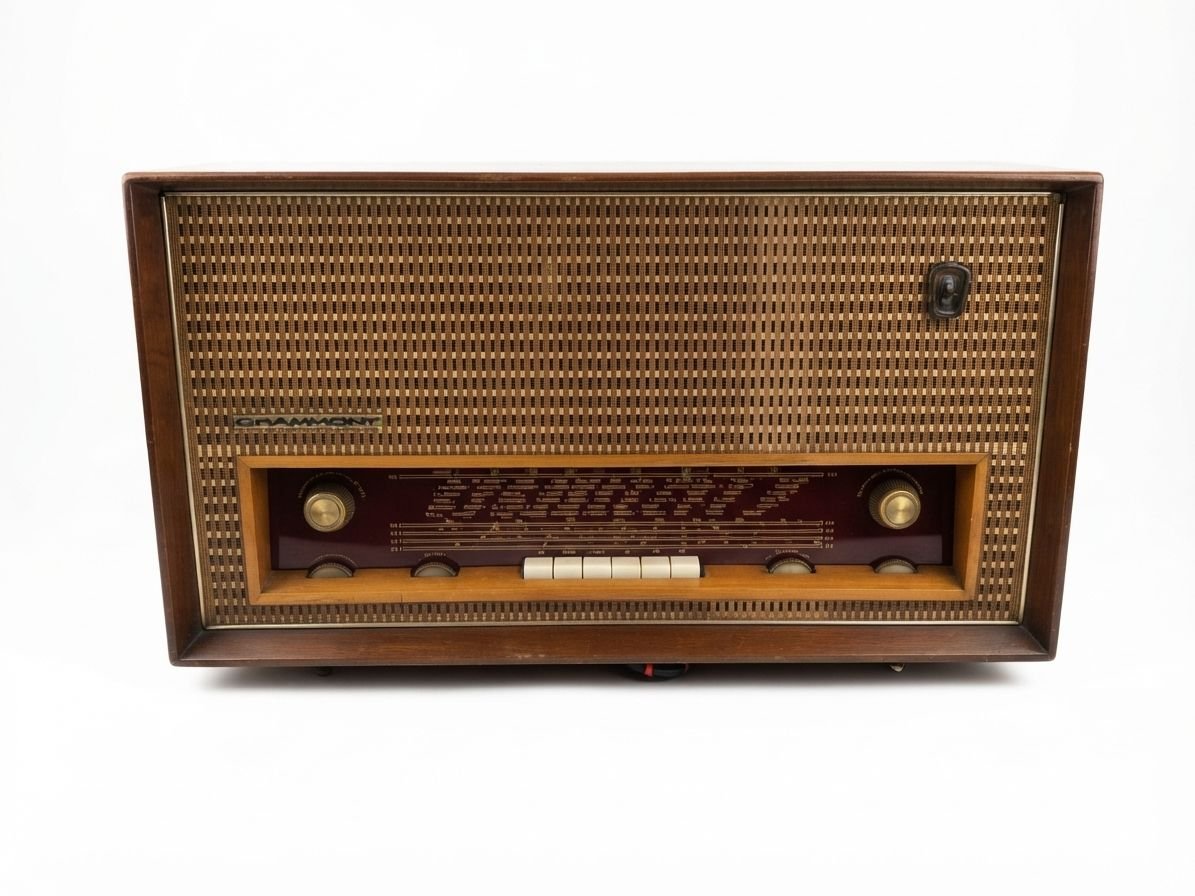 Poste radio vintage Gramont restauré